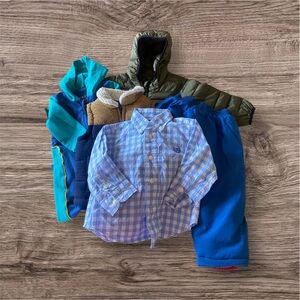Baby Boy Winter Clothing Lot 5 12 -18 Months Gap‎ Jordan Carters Chaps Old Navy